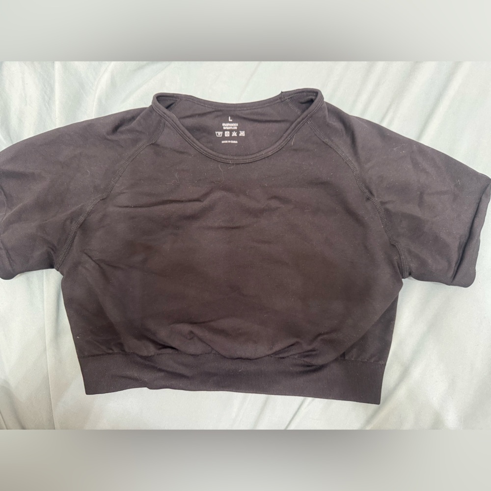 NVGTN Black Crop Top